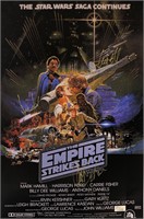 Signed Star Wars Empire Strikes Poster