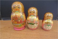 Russian Nesting Dolls 3 Plus Some in Uncut Doll