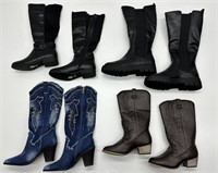 (4) x WOMEN'S BOOTS