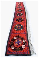 EMBROIDERED SILK SUZANI WALL RUNNER