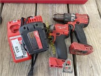 Milwaukee Impact Drill Charger and Battery RWC
