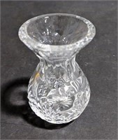 Crystal Vase, Approx 3.5"
