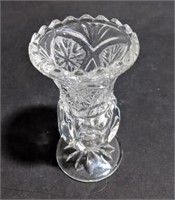 Crystal Vase, Approx 4"