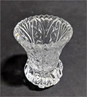 Crystal Vase, Approx 4"