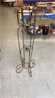 Iron Plant Stand 4’ T 14” W