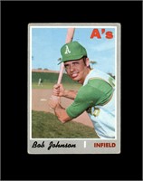 1970 Topps High #693 Bob Johnson VG to VG-EX+