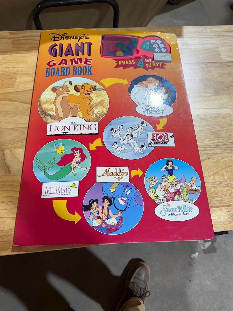 Disney giant game board