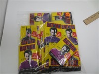 Topps 1989 Batman cards, 36 packs unopened