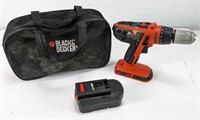 Black & Decker Cordless Drill & Slide Pack Battery