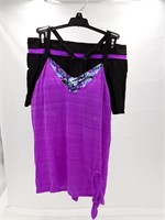 Zeroxposur set purple and black small