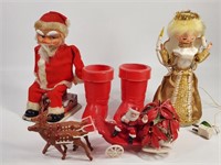 ASSORTED LOT OF VINTAGE CHRISTMAS COLLECTIBLES