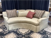 Lexington curved formal sofa