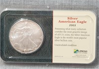 2003 Silver American Eagle, Uncirculated