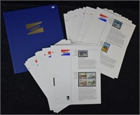1991 - 92 Commemorative Stamp Club Stamps & Binder