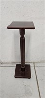 Wood Pedestal Table 
9.5×28×9.5"