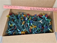 Box of Christmas lights