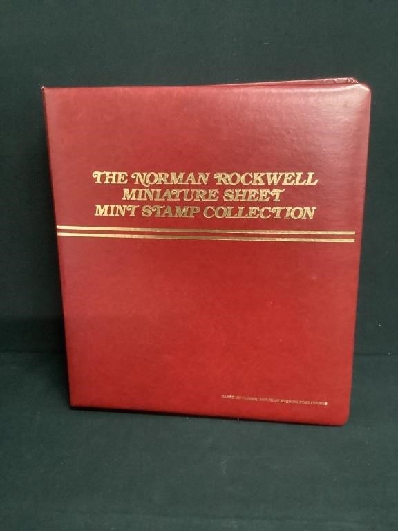 Norman Rockwell Miniature Sheet Stamp Collection