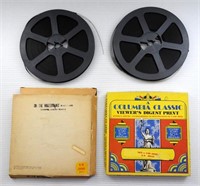 (2) ANTIQUE 8mm REEL FILMS IN BOXES