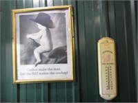 farm equipment thermometer & picture