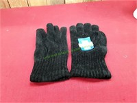 Adult Black Fleece Gloves