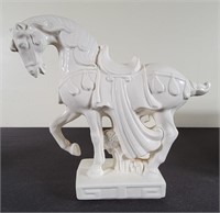 Ceramic Tang Dynasty War Horse Sculpture