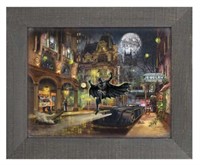 Batman™ Gotham City™ Framed Metal Print by Kinkade