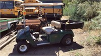 E Z Go 2 Seat Golf Cart W/ Bed   ( Runs)