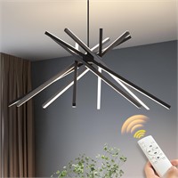 OYLYW Modern Sputnik Chandeliers Black Dining Roo