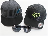 (2) NEW-FOX Hats & AX Sunglasses