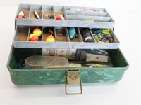 PLANO Tackle Box with 2-Trays & Assorted Tackle