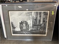 SIGNED NUMBERED PRINT JOHN KELLY SAN FRANCISCO...