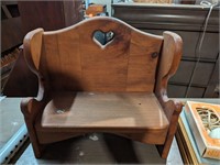 Wooden decorative Doll Bench