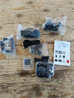 A sports cam with instructions manual