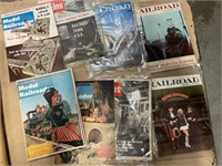 Lot of 8 vintage railroad magazines