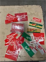 Large lot of Coke Machine labels- rare Diet Mellio