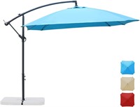 Offset Square Aoodor Patio Umbrella 8.7- Blue