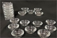 Clear Glass Votive Candle Holder (20) One chipped
