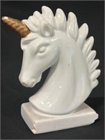 Unicorn Figurine (chipped horn & base) 6"