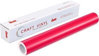 Rose Red  24x50 Permanent Vinyl Roll