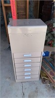 Small File Cabinet w/ 6 Shallow Drawers
