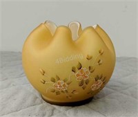 Cased Satin Glass Vase