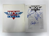 Autograph COA Hot Shots! Media Press