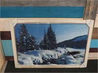 23" X 35" WINTER SCENE POSTER