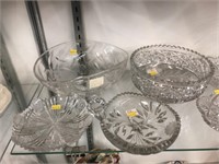 (8) Pattern Glass Plates