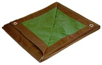 10' x 20' Dry Top Brown/Green Reversible Full Size
