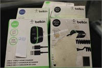 5- assorted belkin accessories (display)