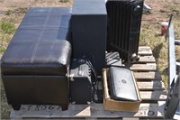 Lrg storage ottoman-NOMA heater - HP printer 2500