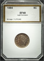 1884 V nickel