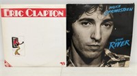 Eric Clapton & Bruce Springsteen Double LP Records