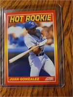 Score Juan Gonzalez Hot Rookie